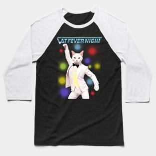 Fiebre de Gato por la Noche Baseball T-Shirt